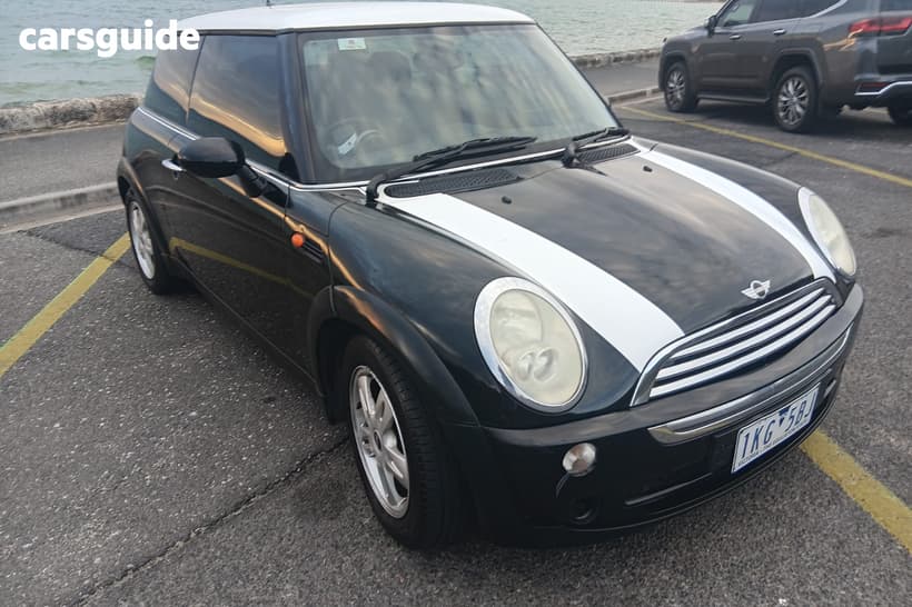 Black 2004 Mini Cooper Hatchback