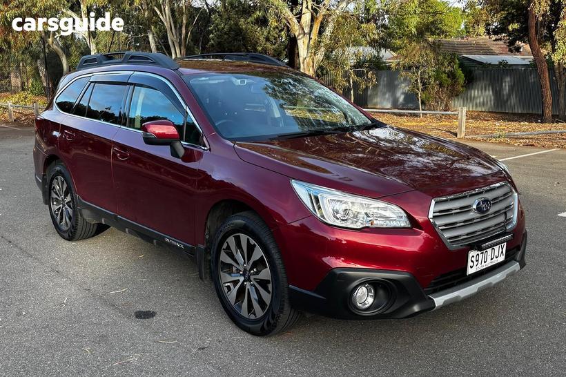 Red 2015 Subaru Outback Wagon 2.5I