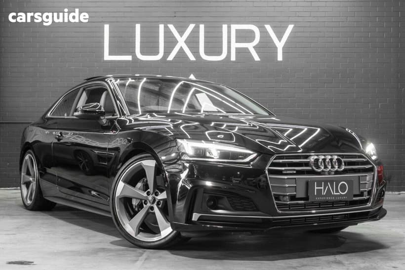 Black 2019 Audi A5 Coupe 45 Tfsi Quattro S Tronic Sport