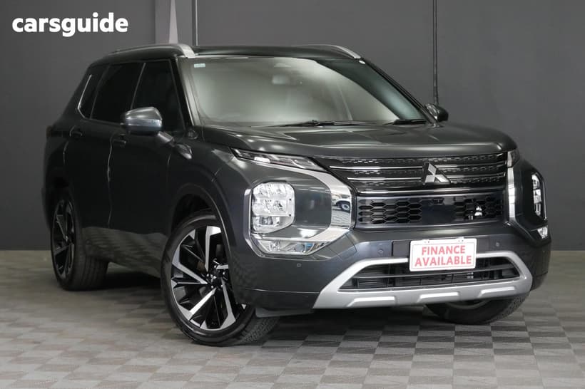 Grey 2024 Mitsubishi Outlander Wagon Exceed Tourer 7 Seat (Awd)