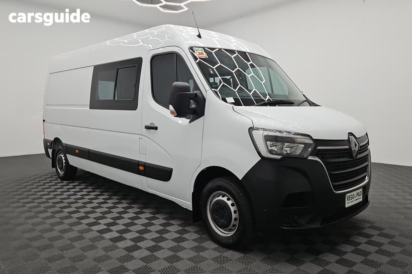 White 2024 Renault Master Cab Chassis Lwb Fwd Platform Cab (110Kw)