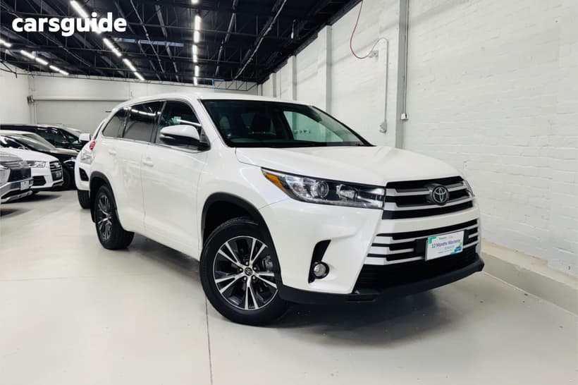 White 2018 Toyota Kluger Wagon Gx (4X4)