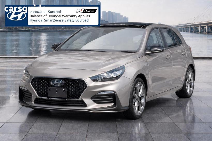 Grey 2022 Hyundai I30 Hatchback N Line Premium
