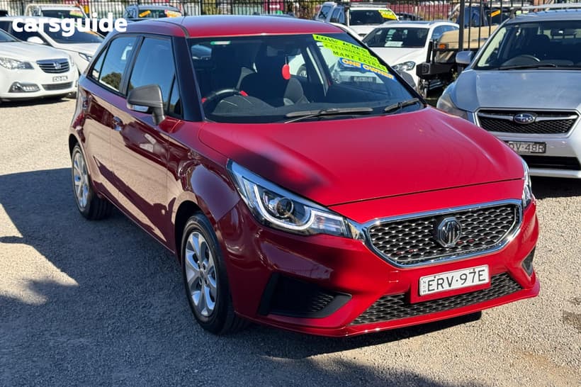 Red 2021 MG MG3 Hatch