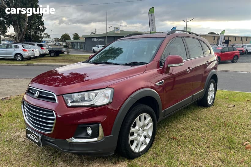 Red 2017 Holden Captiva Wagon Active 5 Seater