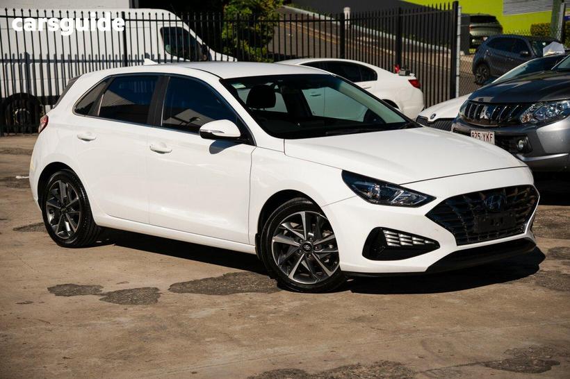 White 2021 Hyundai I30 Hatchback Active
