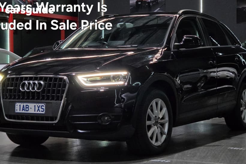 Black 2013 Audi Q3 Wagon 2.0 Tfsi Quattro (125Kw)