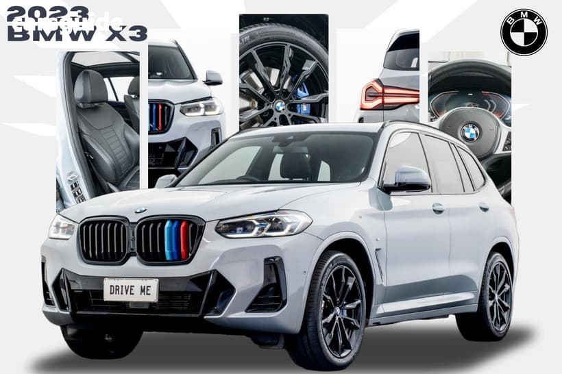 Grey 2023 BMW X3 Wagon Xdrive30I M Sport
