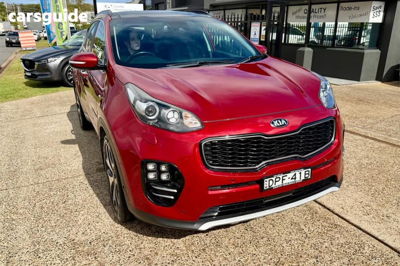 Red 2017 Kia Sportage Wagon Gt-Line (Awd)