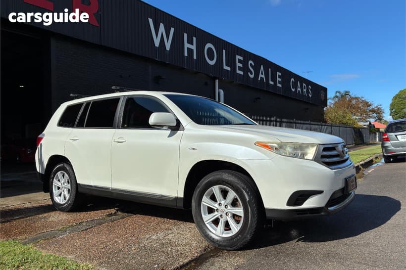 White 2013 Toyota Kluger Wagon Kx-R (Fwd) 7 Seat