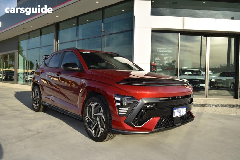 Red 2024 Hyundai Kona Wagon Premium N Line