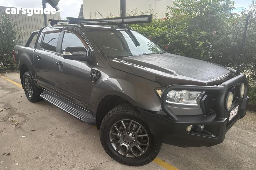 Grey 2017 Ford Ranger Dual Cab Utility Fx4 Special Edition