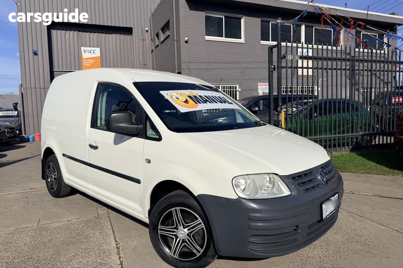 White 2008 Volkswagen Caddy Van 1.6