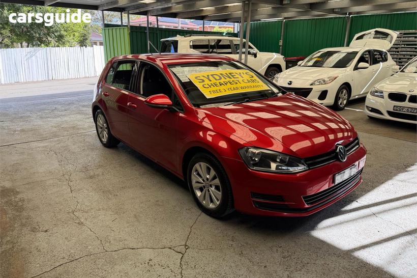 Orange 2014 Volkswagen Golf Hatchback 90 Tsi Comfortline