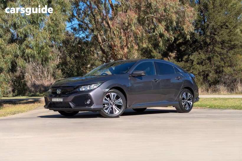 Grey 2018 Honda Civic Hatchback Vti-L