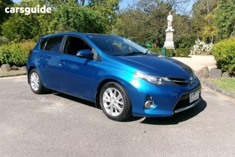 Blue 2014 Toyota Corolla Hatchback Ascent Sport