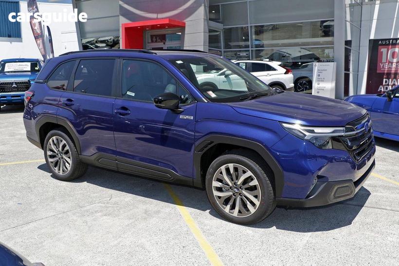 Blue 2025 Subaru Forester Wagon Hybrid Touring (Awd)