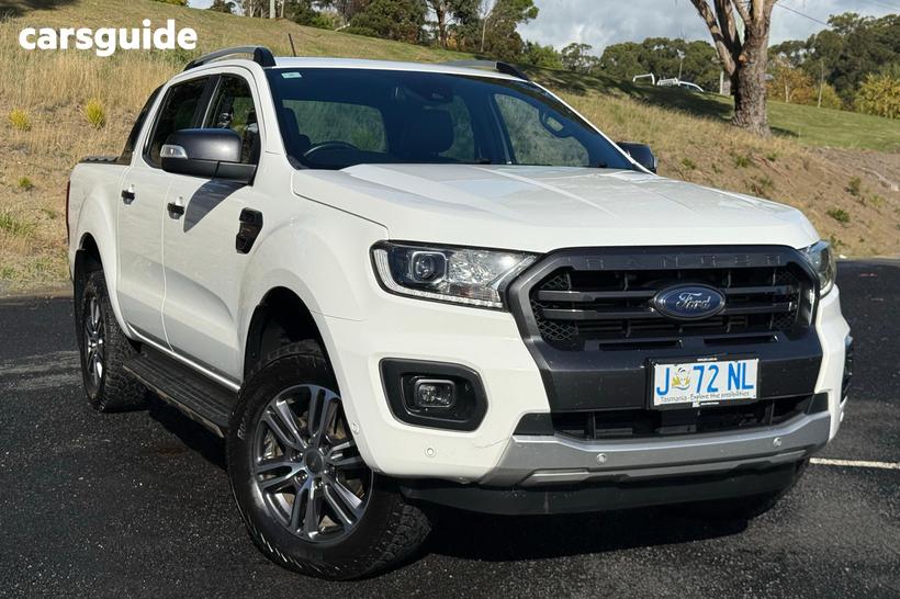 White 2021 Ford Ranger Double Cab Pick Up Wildtrak 2.0 (4X4)