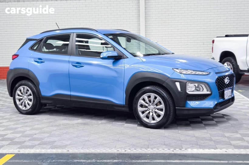 Blue 2020 Hyundai Kona Wagon Go (Fwd)
