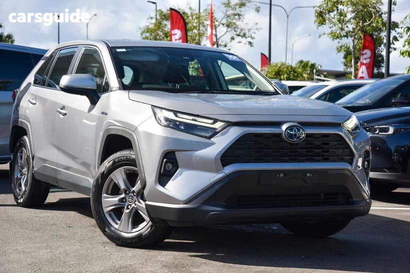 Silver 2022 Toyota RAV4 Wagon Gx (2Wd) Hybrid