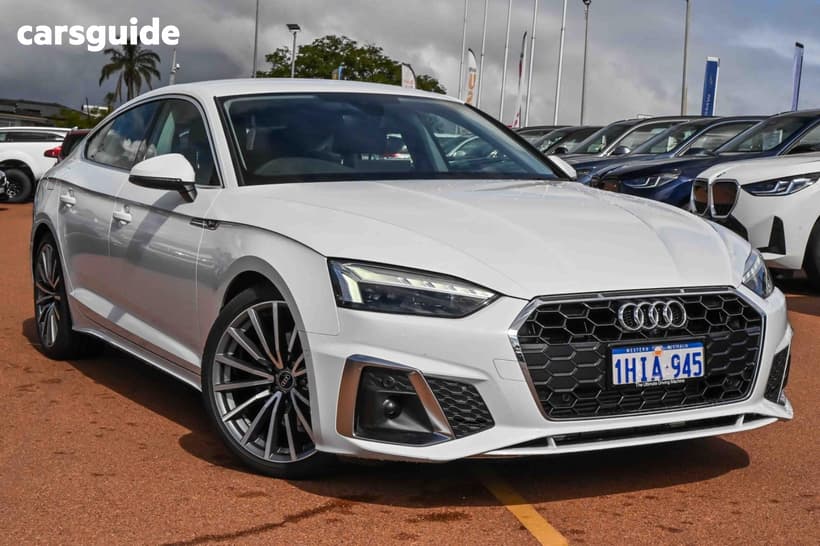 White 2021 Audi A5 Sportback 40 Tfsi S Line Mhev