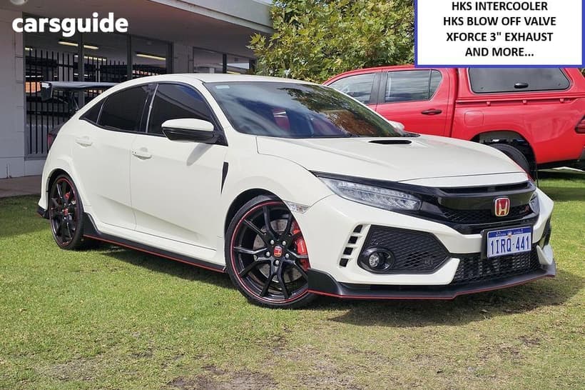 White 2017 Honda Civic Hatchback Type R