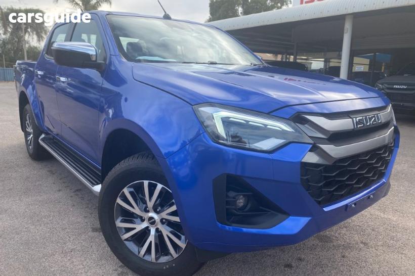 Blue 2025 Isuzu D-MAX Crew Cab Utility Ls-U (4X4)