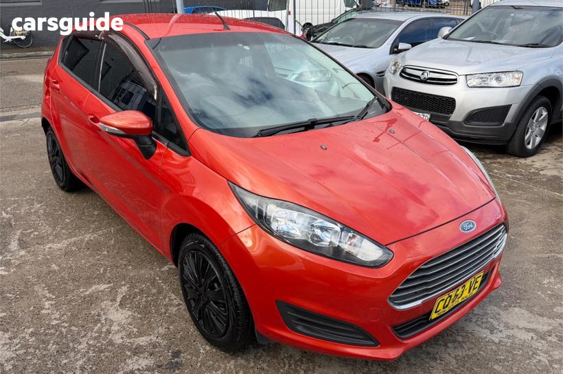 Orange 2013 Ford Fiesta Hatchback Cl