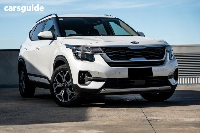 White 2019 Kia Seltos Wagon Sport+ (Fwd)