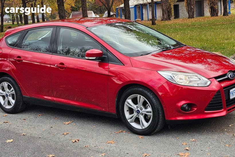 Red 2014 Ford Focus Hatchback Trend