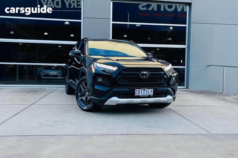 Black 2024 Toyota RAV4 Wagon Edge (Awd) Hybrid