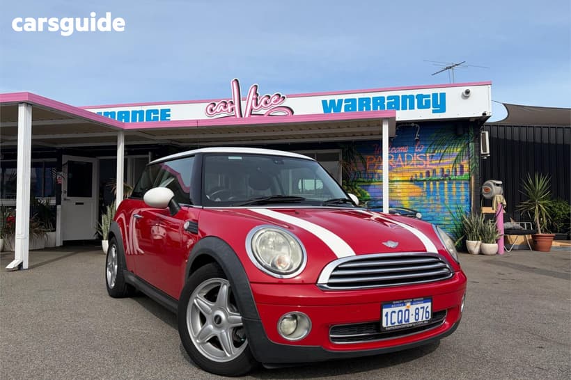 Red 2007 Mini Cooper Hatchback