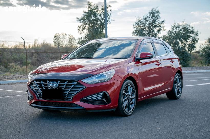 Burgundy 2021 Hyundai I30 Hatchback Active