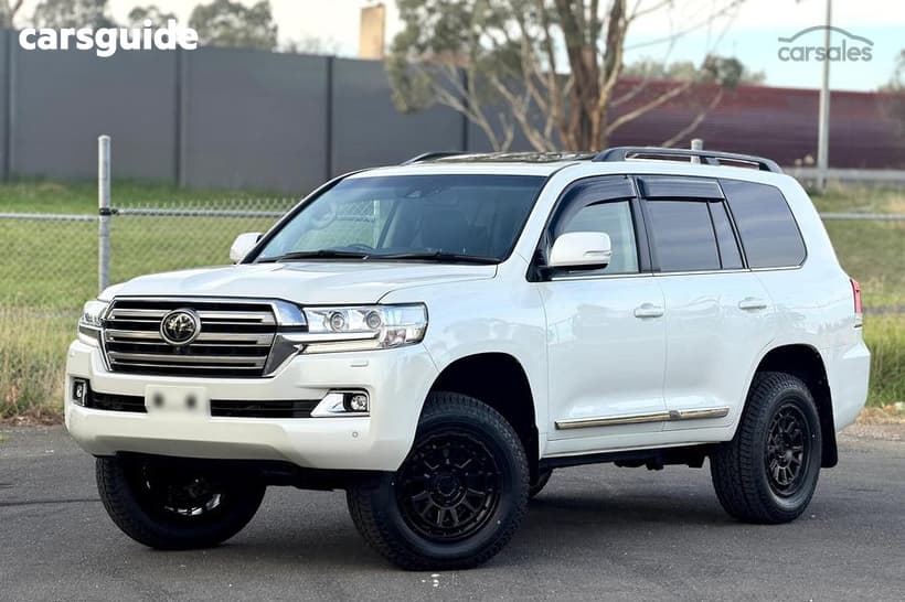 White 2018 Toyota Landcruiser Wagon Lc200 Sahara (4X4)