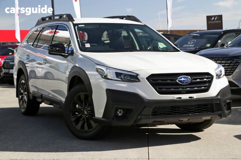 White 2025 Subaru Outback Wagon Awd Sport Xt