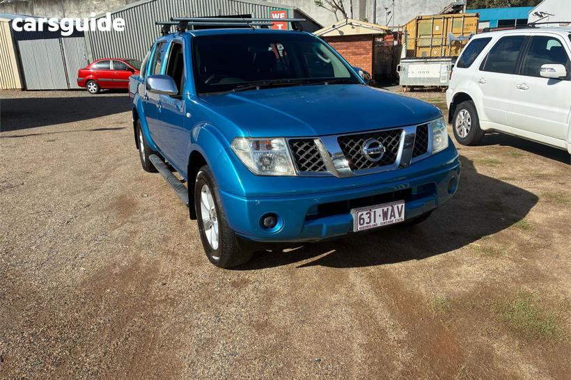 Blue 2006 Nissan Navara Dual Cab Pick-up St-X