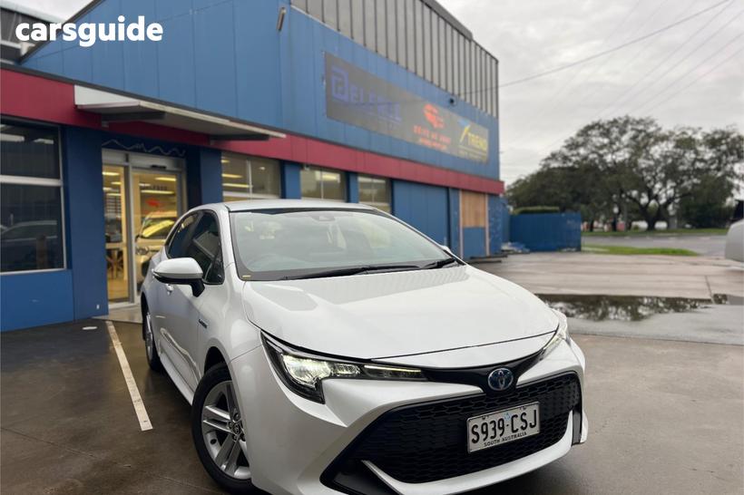 White 2022 Toyota Corolla Hatchback Ascent Sport Hybrid