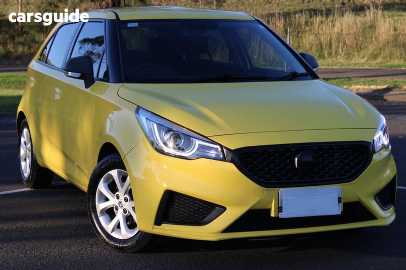 Yellow 2022 MG MG3 Hatchback Core
