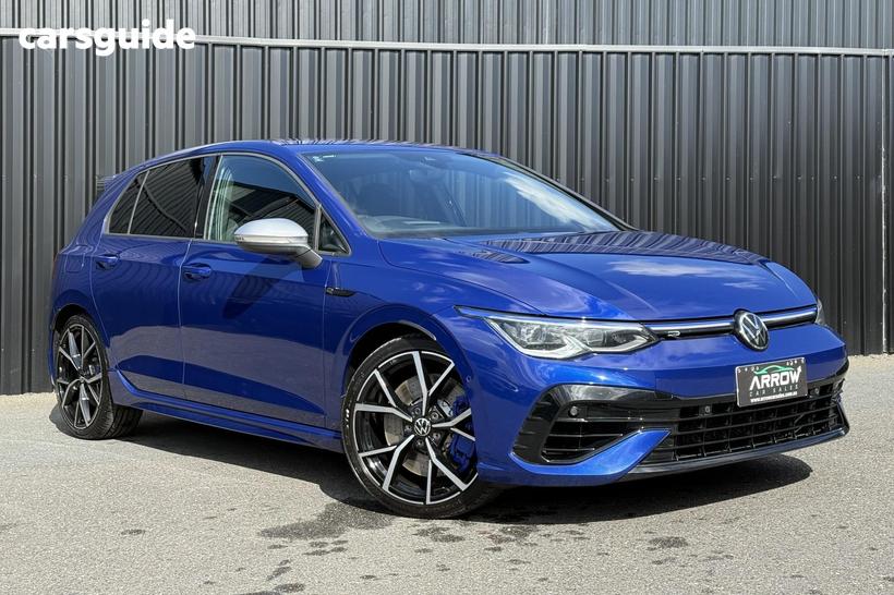 Blue 2022 Volkswagen Golf Hatchback R 4Motion