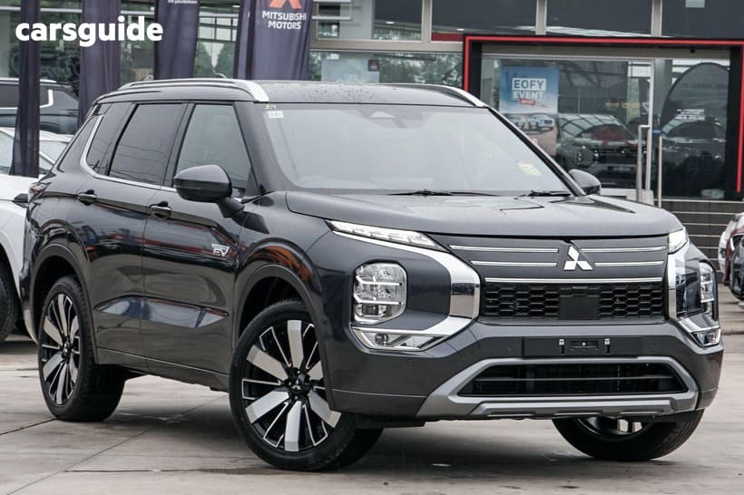 Grey 2025 Mitsubishi Outlander Wagon Phev Exceed Tour 5 Seat (Awd)