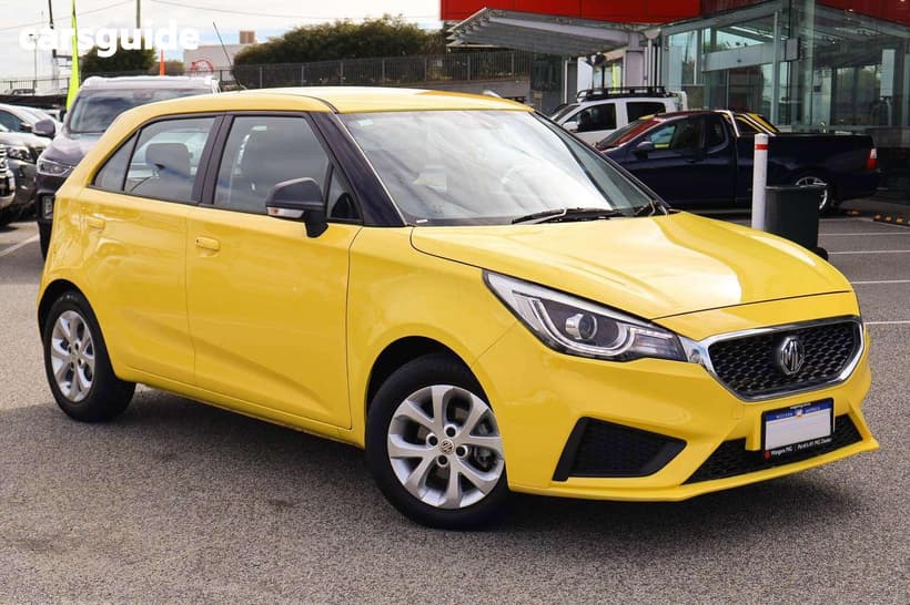 Yellow 2021 MG MG3 Hatchback Core