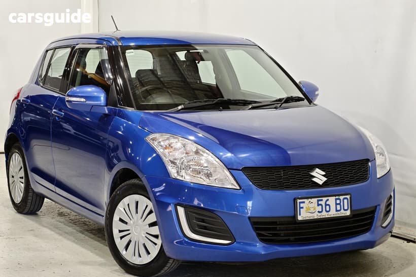 Blue 2016 Suzuki Swift Hatchback Gl