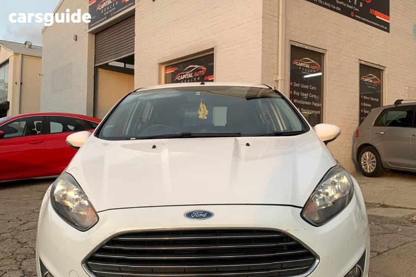 White 2014 Ford Fiesta Hatchback Trend