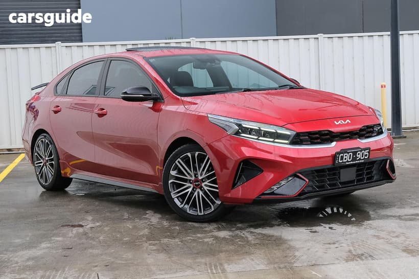 Red 2022 Kia Cerato Sedan Gt