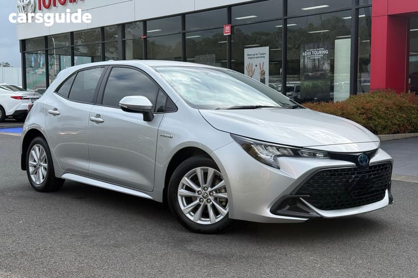 Silver 2022 Toyota Corolla Hatchback Ascent Sport Hybrid