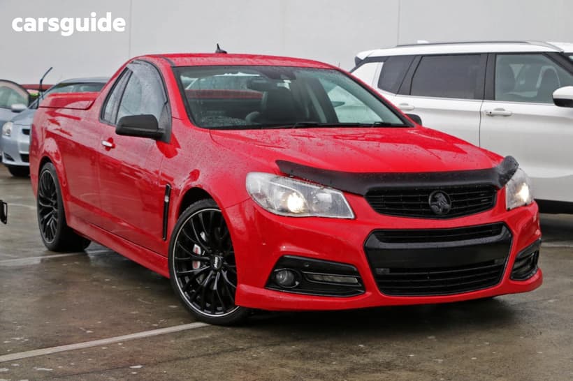 Red 2014 Holden UTE Utility Ss-V Redline