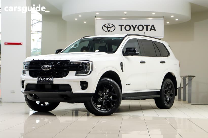 White 2024 Ford Everest Wagon Sport (Rwd)