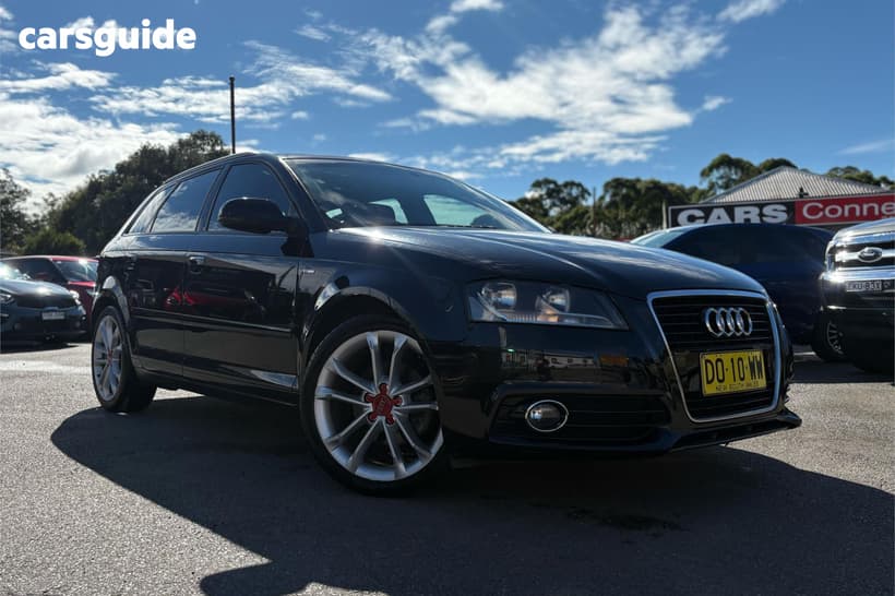 Black 2011 Audi A3 Hatchback Sportback 1.8 Tfsi Ambition