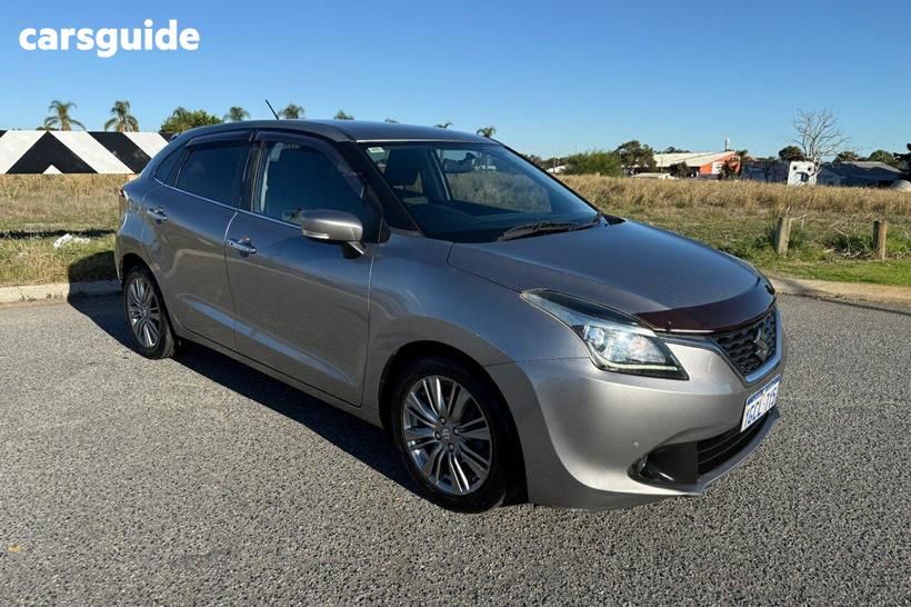 Silver 2016 Suzuki Baleno Hatchback Glx Turbo