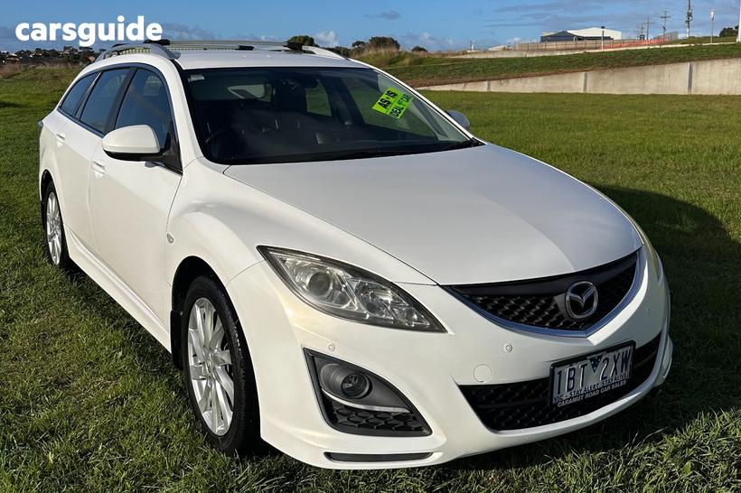 White 2012 Mazda 6 Wagon Touring